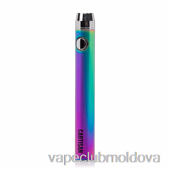 Kit Vape Pod Buton Cartisan Vv 900 Dual Charge 510 Baterie [micro] Curcubeu